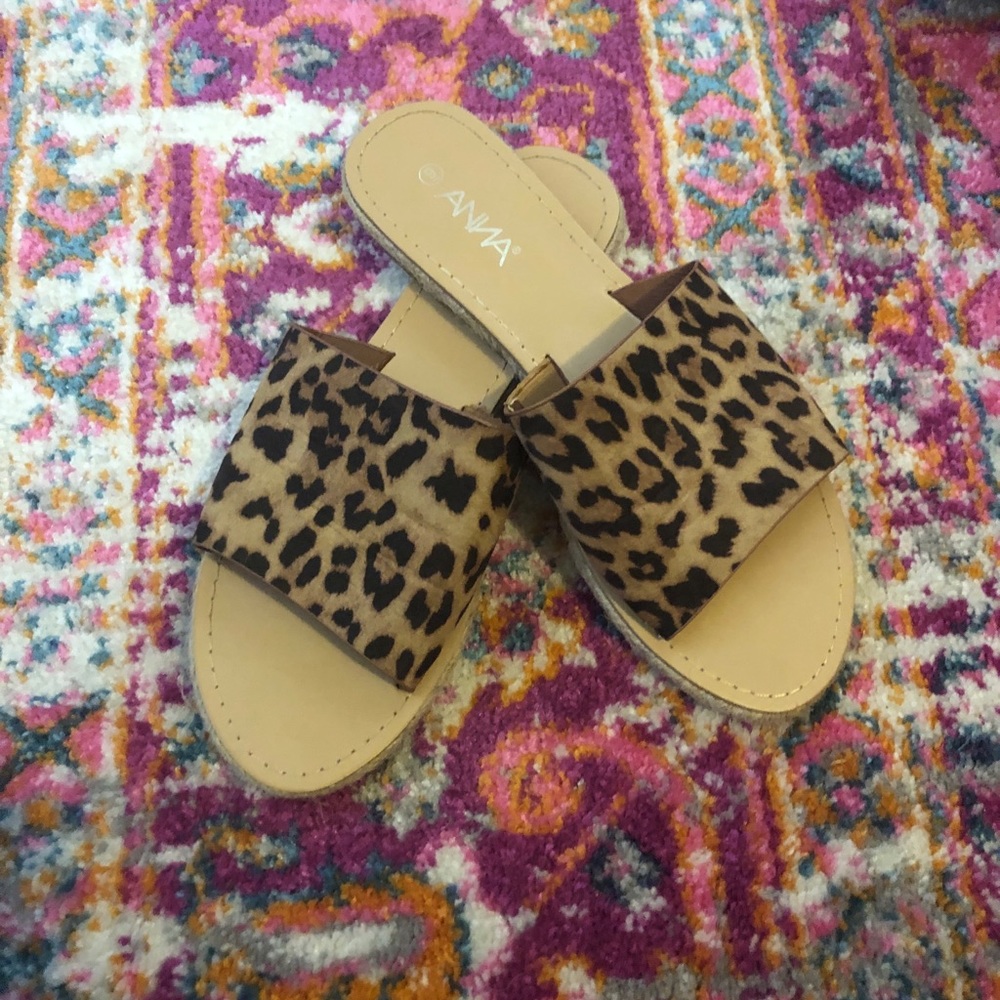 Leopard Print Sandals